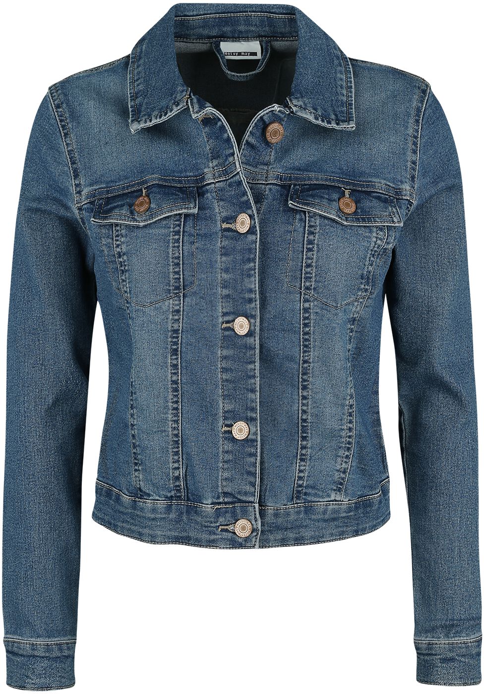 Noisy May Jeansjacke - NMDebra Denim Jacket - XS bis XXL - für Damen - Größe L - blau von Noisy May