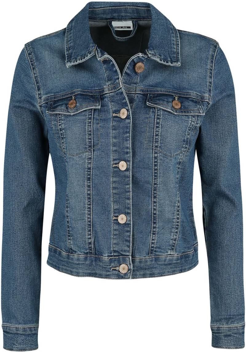 Noisy May Jeansjacke - NMDebra Denim Jacket - XS bis XXL - für Damen - Größe M - blau von Noisy May