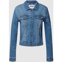 Noisy May Jeansjacke mit Brusttaschen Modell 'DEBRA' in Jeansblau, Größe S von Noisy May