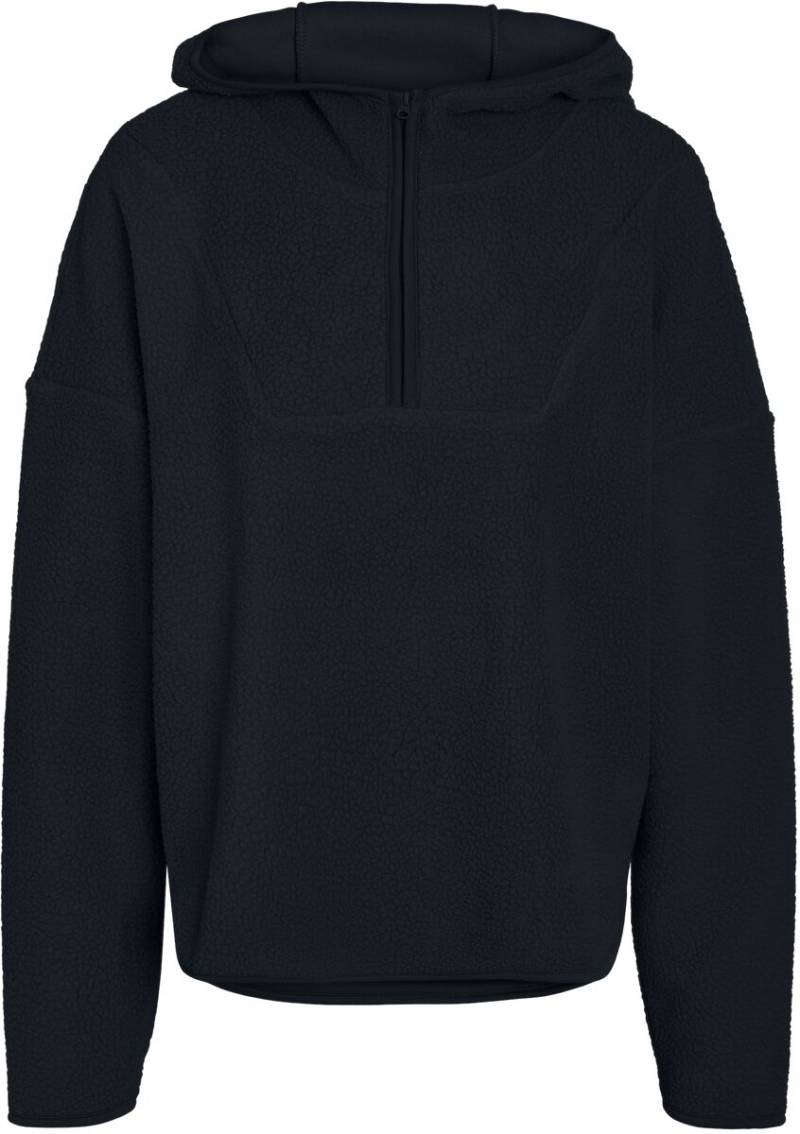 Noisy May Kapuzenpullover - NMCozy L/S Halfway Zip Sweater JRS NOOS - XS bis S - für Damen - Größe XS - schwarz von Noisy May