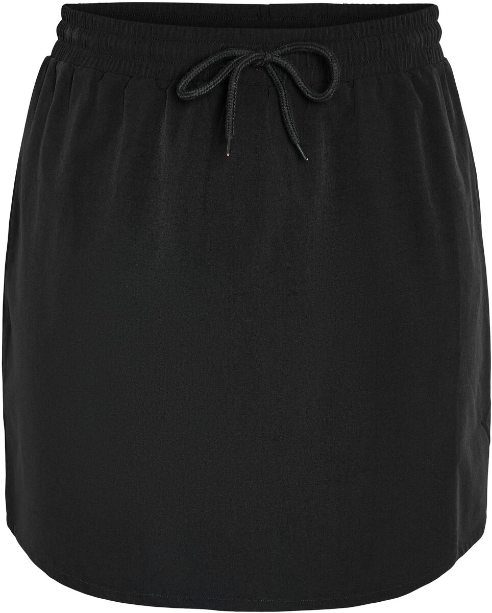 Noisy May Kurzer Rock - NMKirby HW Short SKIRT WVN - XS bis XL - für Damen - Größe S - schwarz von Noisy May