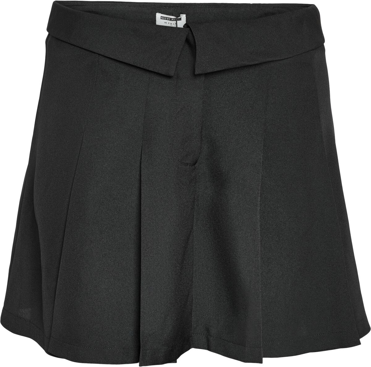 Noisy May Kurzer Rock - Nmellen NW Pleated Mini Skirt WVN - XS bis XL - für Damen - Größe L - schwarz von Noisy May