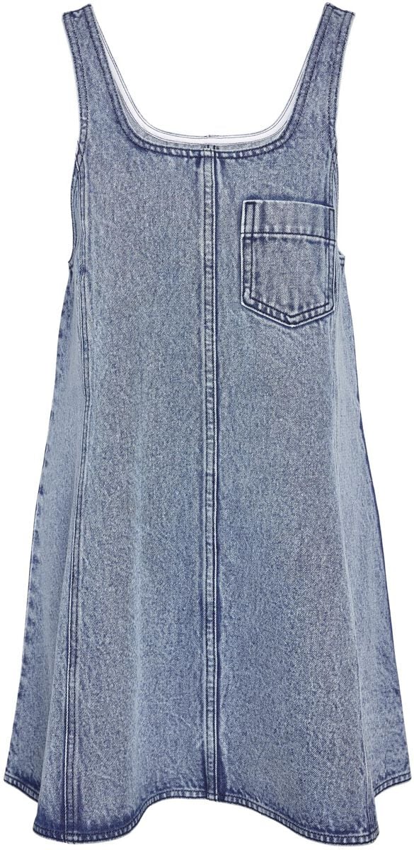 Noisy May Kurzes Kleid - NMLilje Strap Denim Dress VI474MB - XS bis XL - für Damen - Größe S - blau von Noisy May