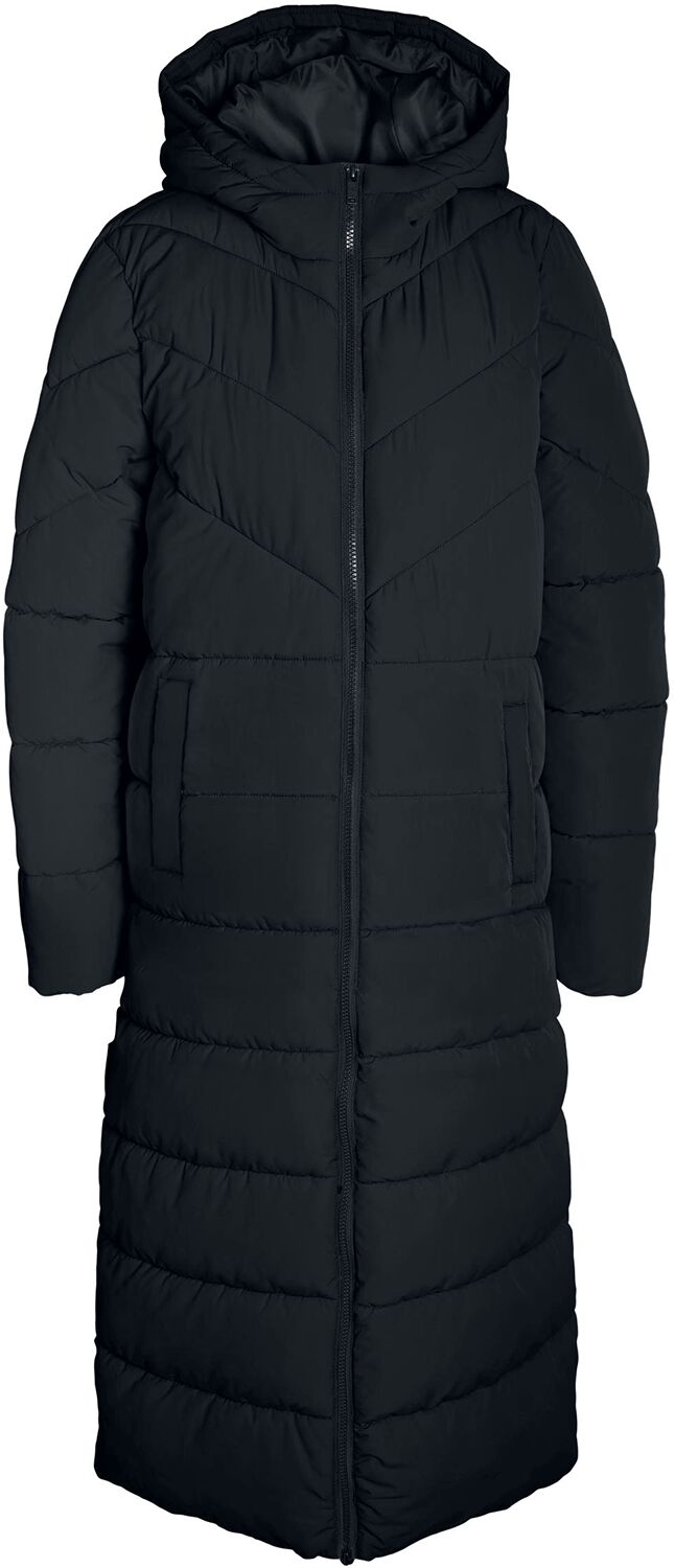 Noisy May Mantel - NMDalcon X-Long Coat FWD - XS bis S - für Damen - Größe XS - schwarz von Noisy May