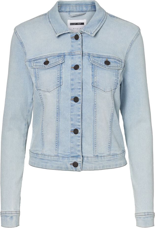 Noisy May NMDebra Denim Jacket Jeansjacke blau in L von Noisy May