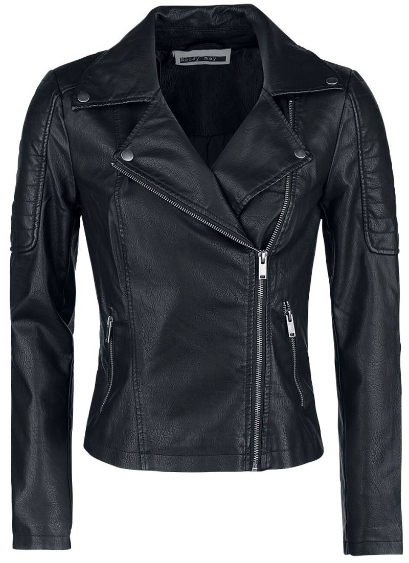 Noisy May NMRebel PU Jacket Kunstlederjacke schwarz in S von Noisy May