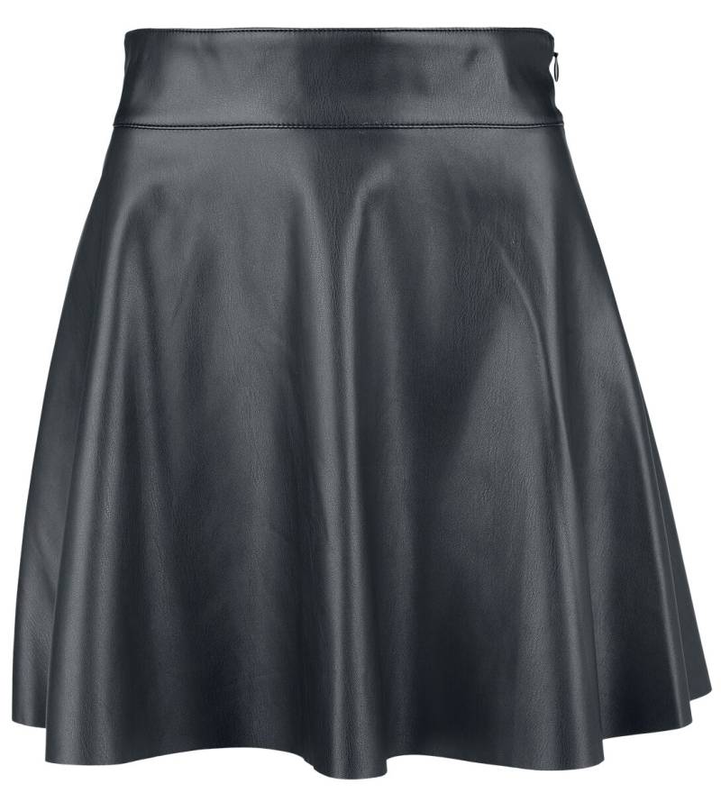 Noisy May NMandy PU HW Flared skirt WVN NOOS Kurzer Rock schwarz in XS von Noisy May