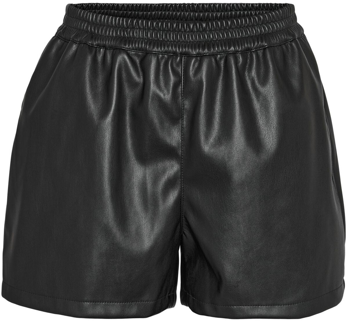 Noisy May Short - NMandy PU HW Shorts WVN  NOOS - XS bis L - für Damen - Größe XS - schwarz von Noisy May