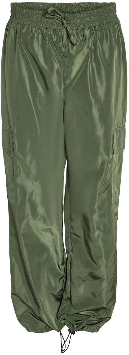 Noisy May Stoffhose - NMSky HW Cargo Rainpants FWD - XS bis S - für Damen - Größe XS - grün von Noisy May