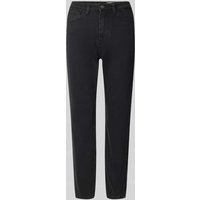 Noisy May Straight Leg Jeans im 5-Pocket-Design Modell 'MONI' in Black, Größe 25/32 von Noisy May