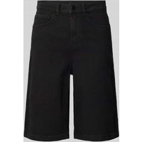 Noisy May Straight Leg Jeansshorts im 5-Pocket-Design Modell 'LIRA' in Black, Größe M von Noisy May