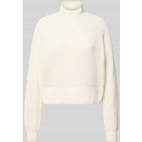 Noisy May Strickpullover mit Stehkragen Modell 'DARA' in Offwhite, Größe M von Noisy May