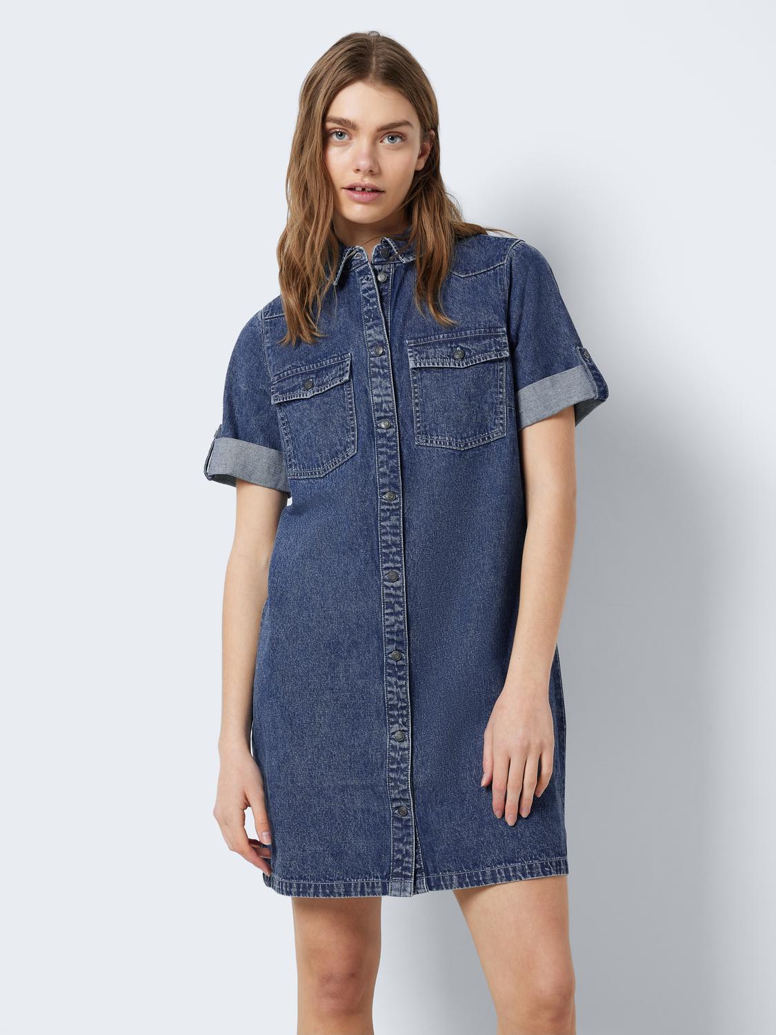 Noisy may Jeanskleid "NMNEW SIGNE S/S DENIM DRESS WG002MB NOOS" von Noisy May