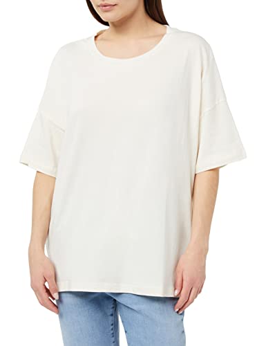 Noisy may A/S Damen Nmida S/S O-neck Top Fwd Noos T Shirt, Eggnog, M EU von Noisy may