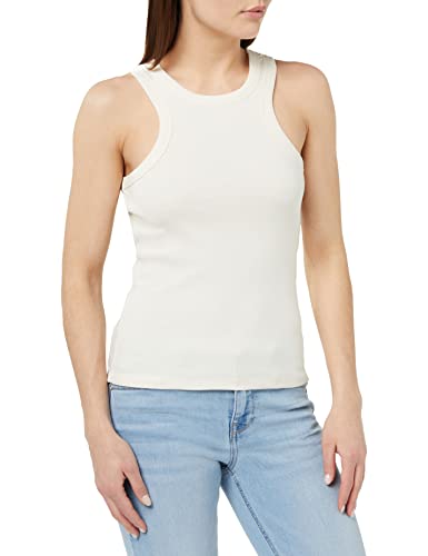 Noisy may A/S Damen Nmmaya S/L Halter Neck Noos Top, Eggnog, M EU von Noisy may