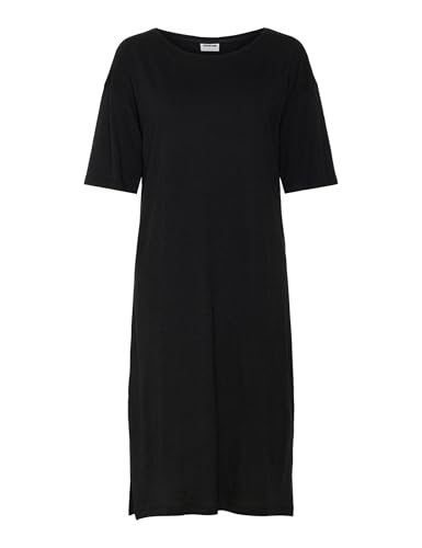 Noisy may Damen Bequemes 2/4 Arm Kleid Dünnes Midi Shirt Dress Plus Size Übergröße NMMAYDEN von Noisy may