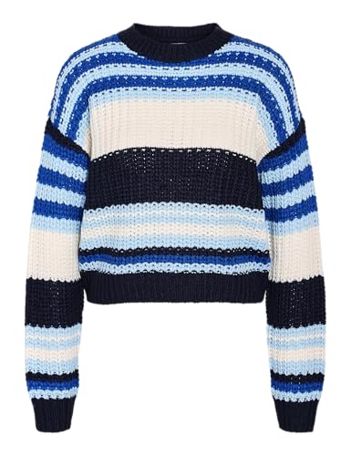 NMCHARLIE L/S O-Neck Stripe Knit NOOS von Noisy may