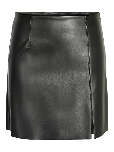 NMCLARA PENNY PU HW SLIT SKIRT CURVENOOS von Noisy may