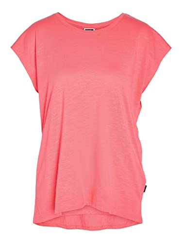 Noisy may Damen Nmmathilde S/S Loose Long Top Fwd Noos, Sun Kissed Coral, M von Noisy may