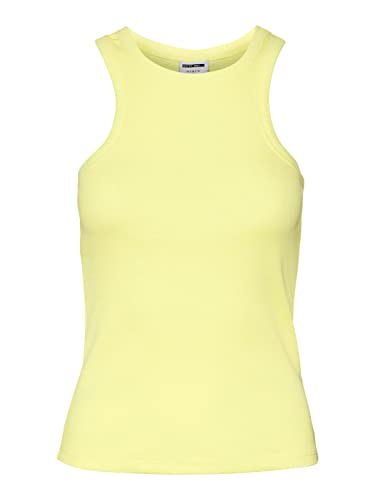 Noisy may Damen Nmmaya S/L Halter Neck Top Noos, Pale Lime Yellow, S von Noisy may