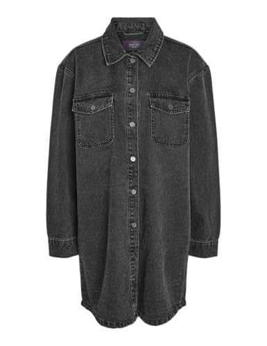 NOISY MAY Damen NMALVA L/S Dress AZ387BL NOOS FWD Kleid, Black Denim, X-Small von NOISY MAY