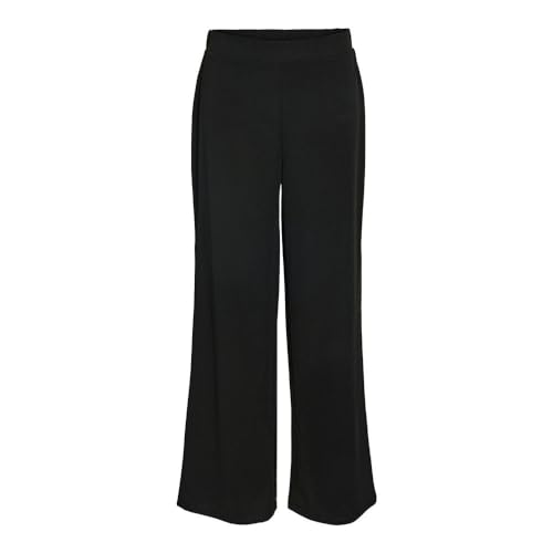 NOISY MAY Damen NMBOB HW Elastic Wide Pant JRS NOOS Stoffhose, Black, S von NOISY MAY