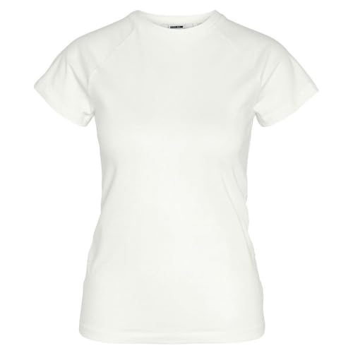 NOISY MAY Damen NMKATINKA S/S Raglan TOP FWD JRS NOOS T-Shirt, Bright White, Large von Noisy may