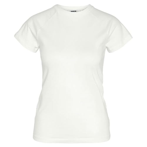 NOISY MAY Damen NMKATINKA S/S Raglan TOP FWD JRS NOOS T-Shirt, Bright White, Small von Noisy may