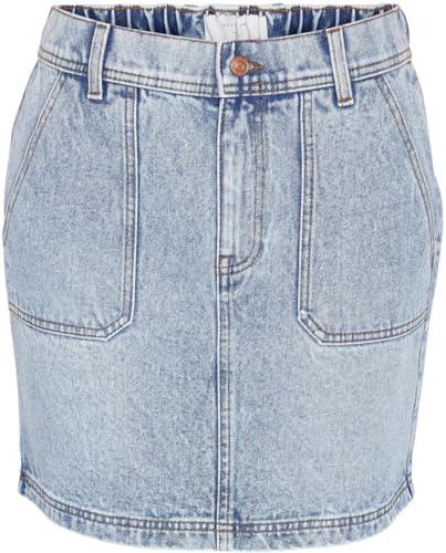 NOISY MAY Damen NMREGINA HW Skirt VI426LB NOOS Jeansrock, Light Blue Denim, 34 von Noisy may