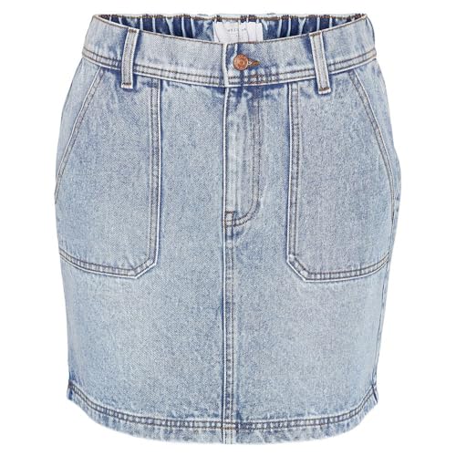 NOISY MAY Damen NMREGINA HW Skirt VI426LB NOOS Jeansrock, Light Blue Denim, 40 von NOISY MAY