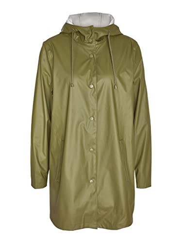 NOISY MAY Damen NMSKY L/S A-LINE Raincoat NOOS Regenmantel, Kalamata, S von Noisy may