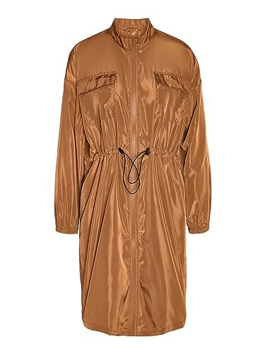 NOISY MAY Damen NMSKY L/S String Long Jacket FWD NOOS Regenmantel, Rubber/Detail:Black Trim, XS von Noisy may