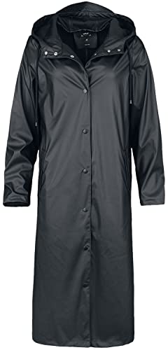 NOISY MAY Damen NMSKY L/S X-Long A-LINE Raincoat NOOS Regenmantel, Black, XL von Noisy may