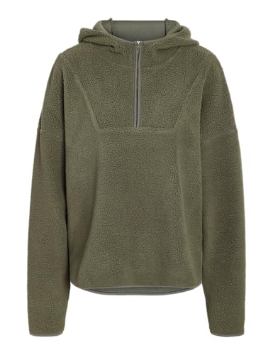 NOISY MAY Damen Nmcozy L/S Halfway Zip Sweater JRS Noos Kapuzenpullover, Kalamata, XL EU von NOISY MAY