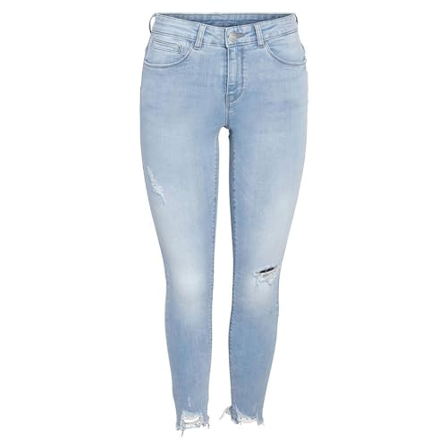 Noisy may NMKIMMY NW Destroy ANK SKNY AZ370LB NOOS Frauen Jeans hellblau W28L30 von Noisy may