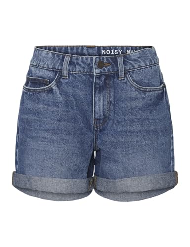 Noisy May NOS DE Damen NMSMILEY NW VI060MB BG NOOS Shorts, Medium Blue Denim, L von Noisy may