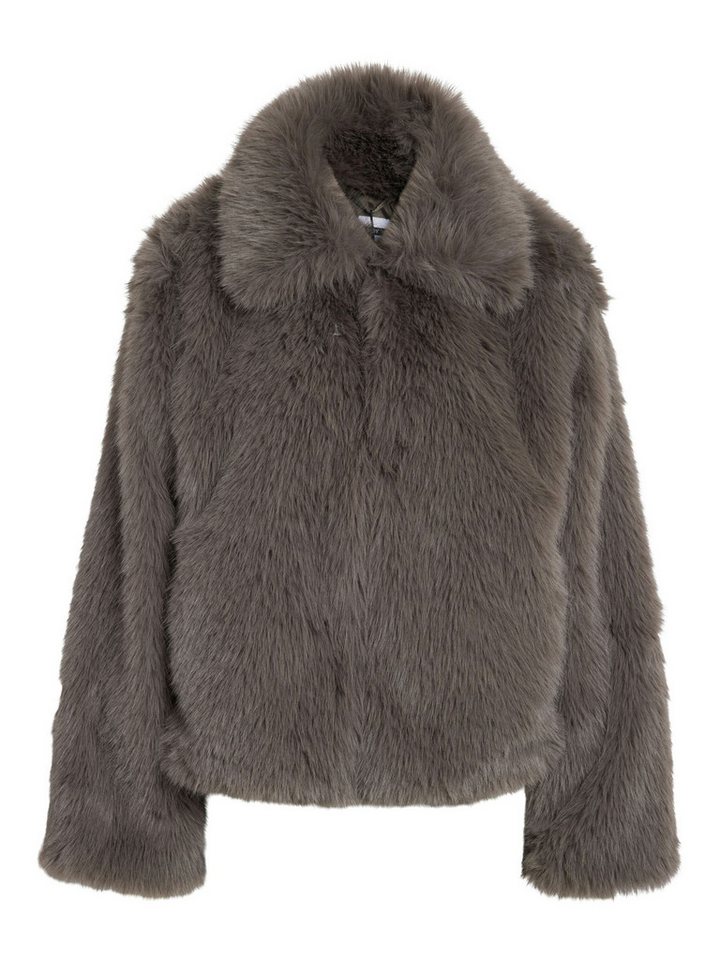 Noisy may Blouson Kuschelweich, stilvoll und trendig für den Winter (1-St) NMEVIE L/S FUR JACKET NOOS von Noisy may