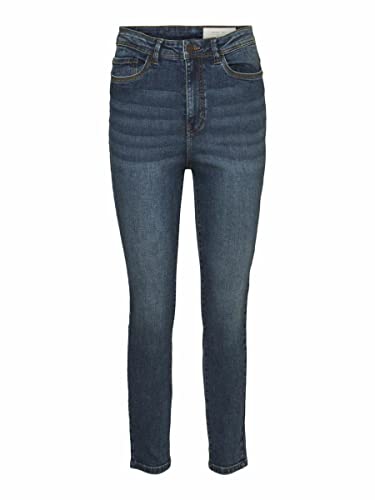 Noisy May Damen NMAGNES HW ANK VI124MB BG NOOS Jeans, Medium Blue Denim, 27/32 von Noisy may