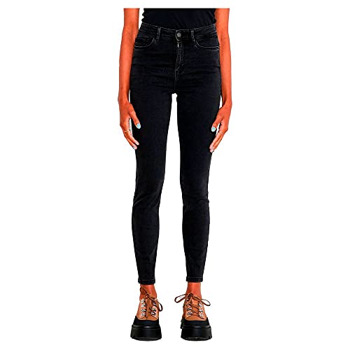 Noisy may Damen Nmagnes Hw Ank Vi125bw Bg Noos Jeans, Black Denim, 29W 32L EU von Noisy may