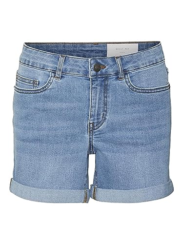 Noisy may Damen NMBE Lucy NM VI171LB NOOS Jeans-Shorts, Light Blue Denim, L von Noisy may