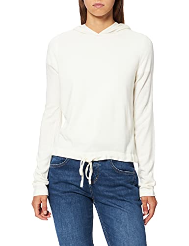 Noisy May Damen NMCHEN L/S Hoody Knit NOOS Kapuzenpullover, Sugar Swizzle, S von Noisy may