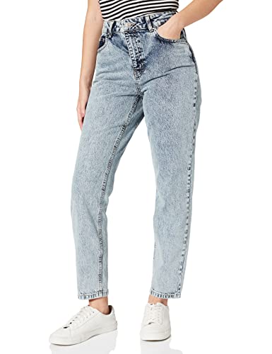 Noisy may Damen NMISABEL HW Ankle MOM KI079MB S Jeans, Medium Blue Denim, 28/30 von Noisy may