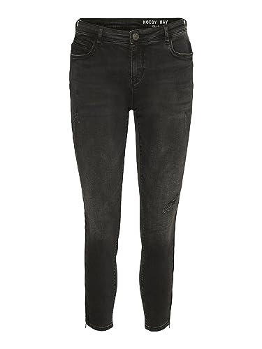 Noisy may Damen Nmkimmy Nw Ank Dart Az160dg Noos Jeans, Dark Grey Denim, 31W 34L EU von Noisy may