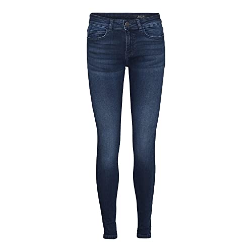 Noisy may Damen Nmlucy NW/Skinny Jeans Az115db Bg Noos Hose, Dunkelblau Demin, 25W/32L EU von Noisy may