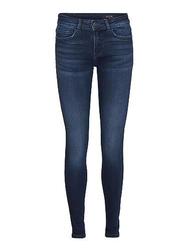 Noisy may Damen Nmlucy NW/Skinny Jeans Az115db Bg Noos Hose, Dunkelblau Demin, 27W/32L EU von Noisy may