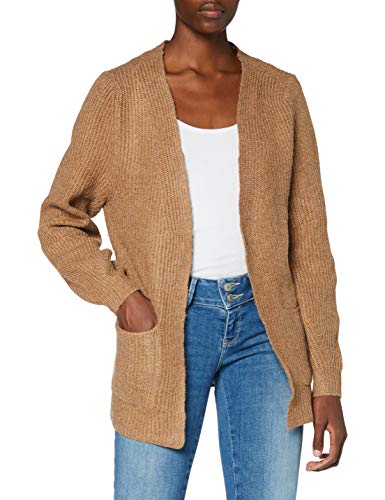 Noisy may Damen NMLUKE L/S Knit Cardigan S Strickjacke, Toasted Coconut, M von Noisy may