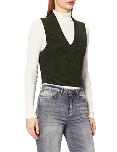 Noisy may Damen NMROSSITA V-Neck Knit Vest BG Weste, Rosin, L von Noisy may