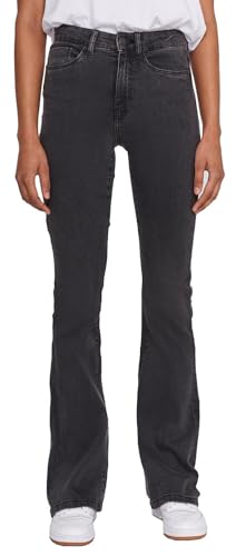 Noisy may Damen NMSALLIE HW Flare VI069DG NOOS Jeans, Dark Grey Denim, 26W / 32L von Noisy may