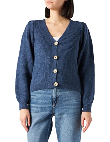 Noisy may Damen NMSON L/S V-Neck Knit Cardigan NOOS Strickjacke, China Blue, L von Noisy may