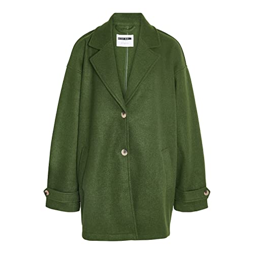 Noisy may Damen Nmalicia Ls Oversize Blazer Curve Noos, Kombu Green, 46 Große Größen von Noisy may